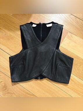 Sass & Bide Lambskin Top